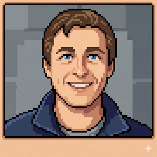 Pixel-art portrait of Thomas Carr